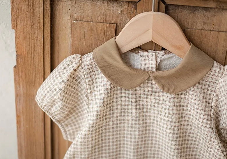 Tarte Checkered Baby Bodysuit