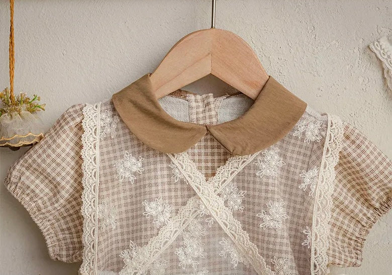 Elysian Lace Vest & Bonnet