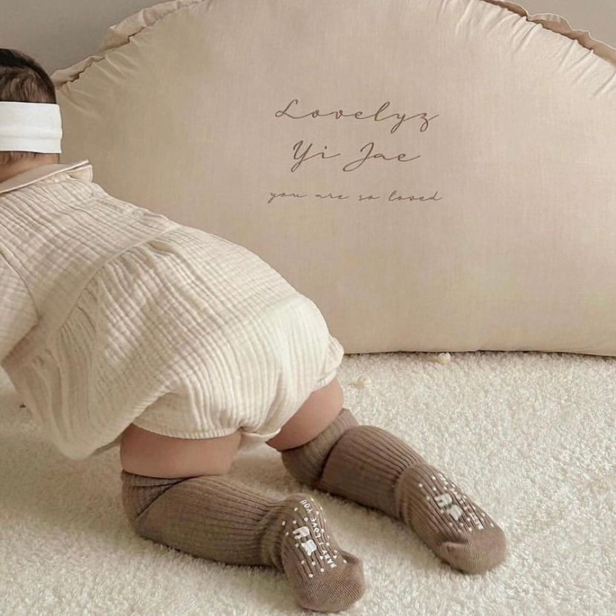 Organic Cotton Non-Slip Knee Socks