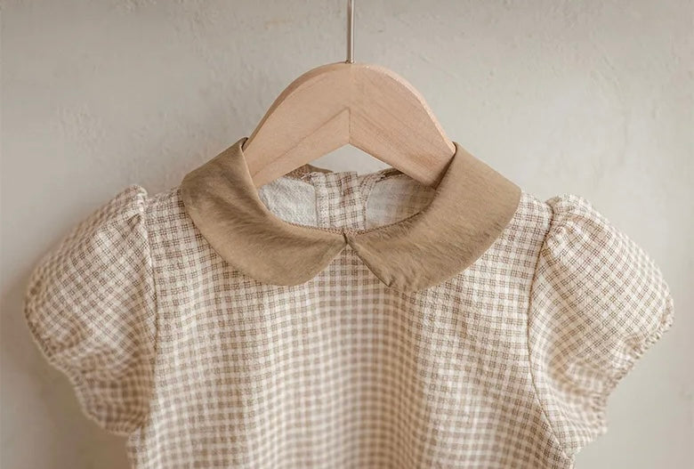 Tarte Checkered Baby Bodysuit