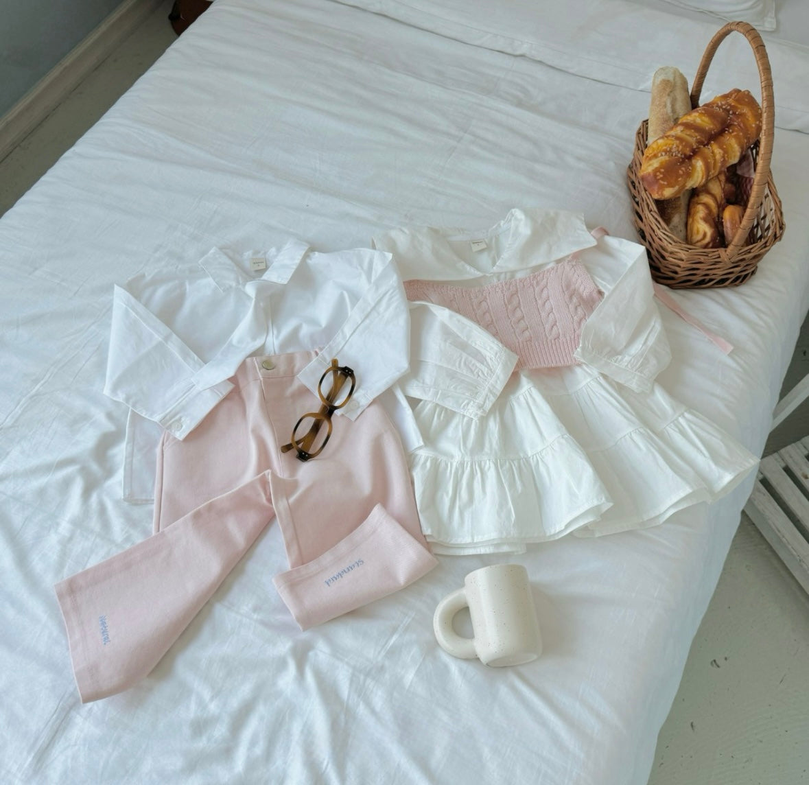 Ensera Cotton Ruffle Dress