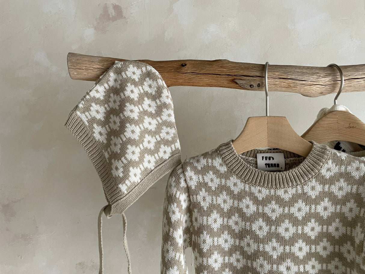 Noah Knit – with Matching Bonnet