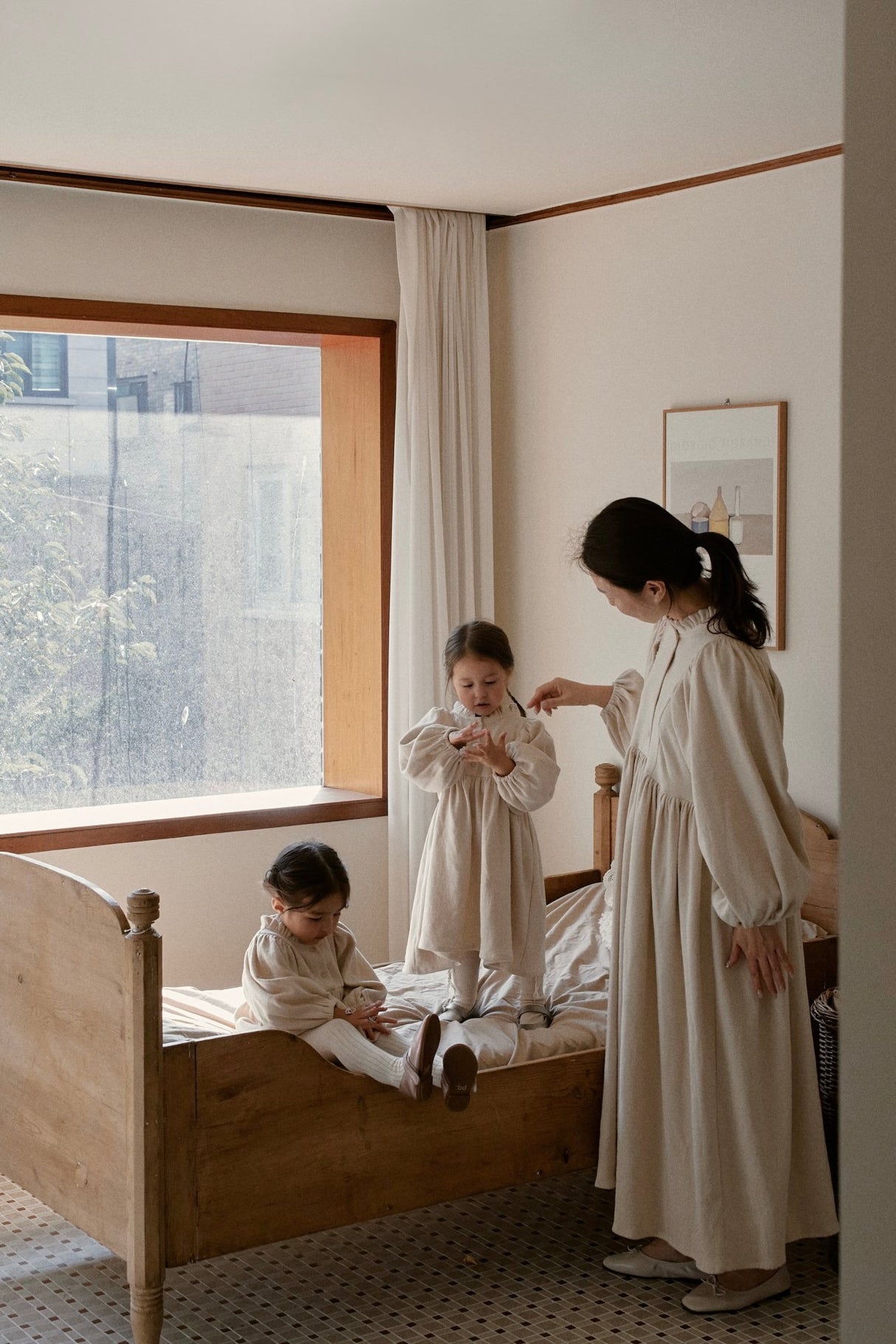 Lumi Shirred Cotton Dress