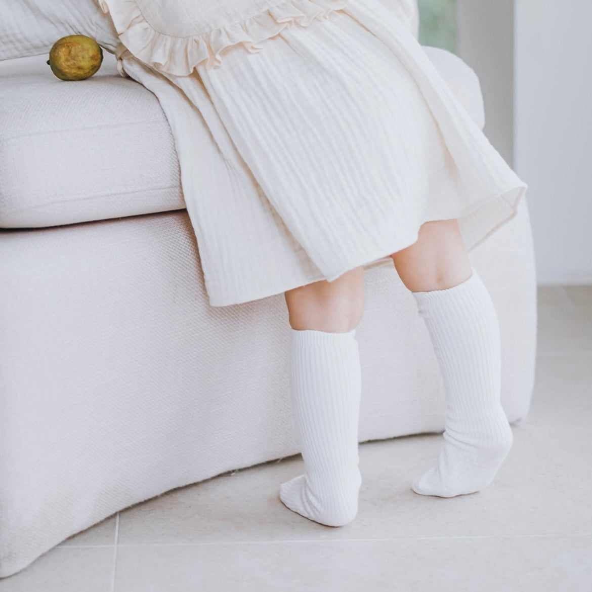 Organic Cotton Non-Slip Knee Socks