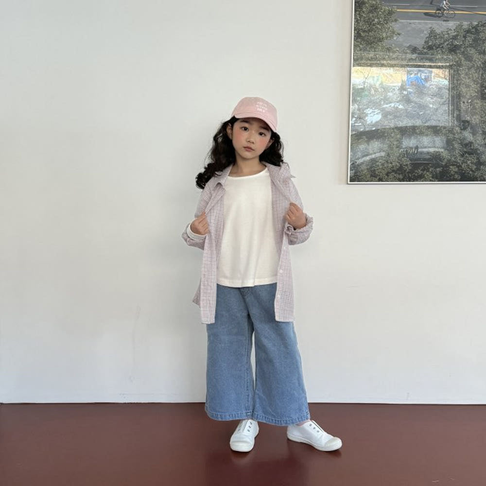 Sweet Breeze Mum's Check Cotton Shirt