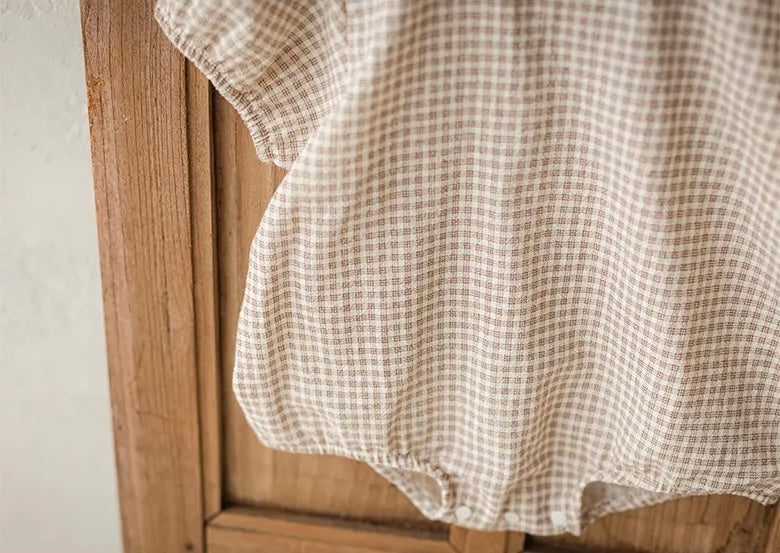 Tarte Checkered Baby Bodysuit