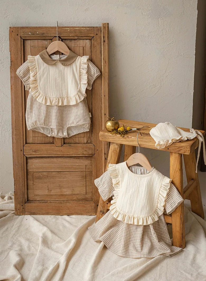 Tarte Checkered Baby Bodysuit