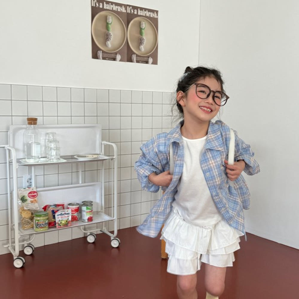 Sweet Breeze Check Cotton Shirt