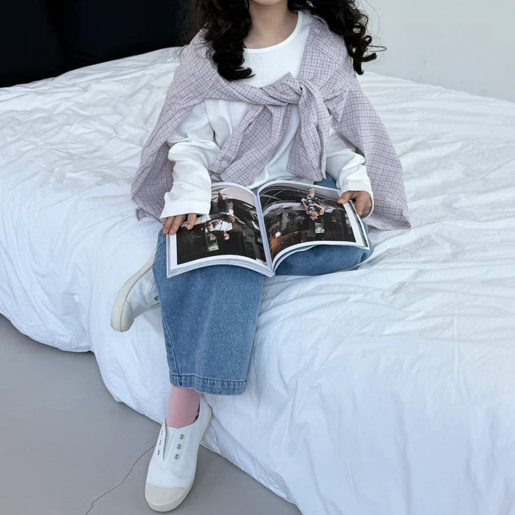 Sweet Breeze Mum's Check Cotton Shirt