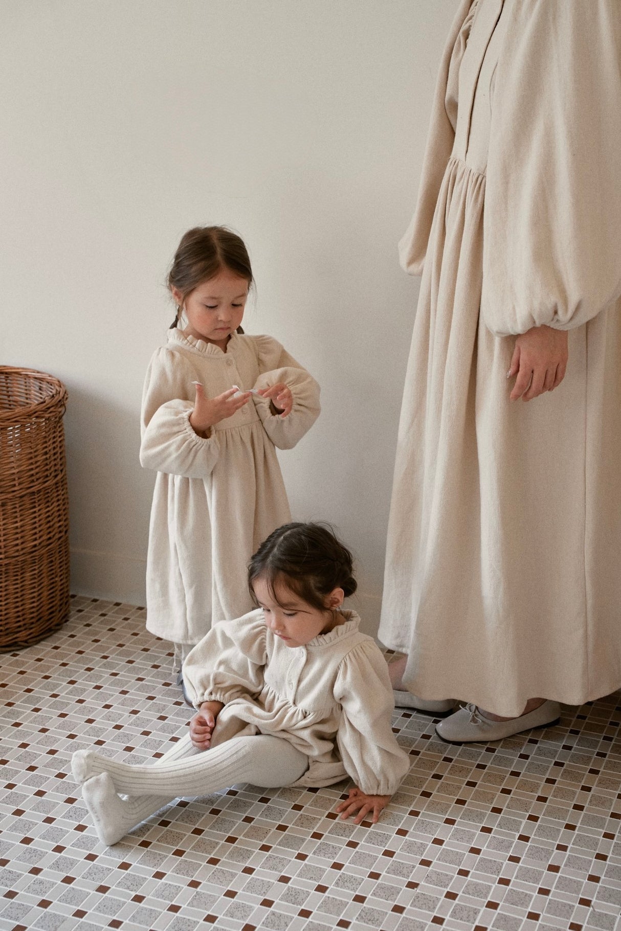 Lumi Shirred Cotton Dress