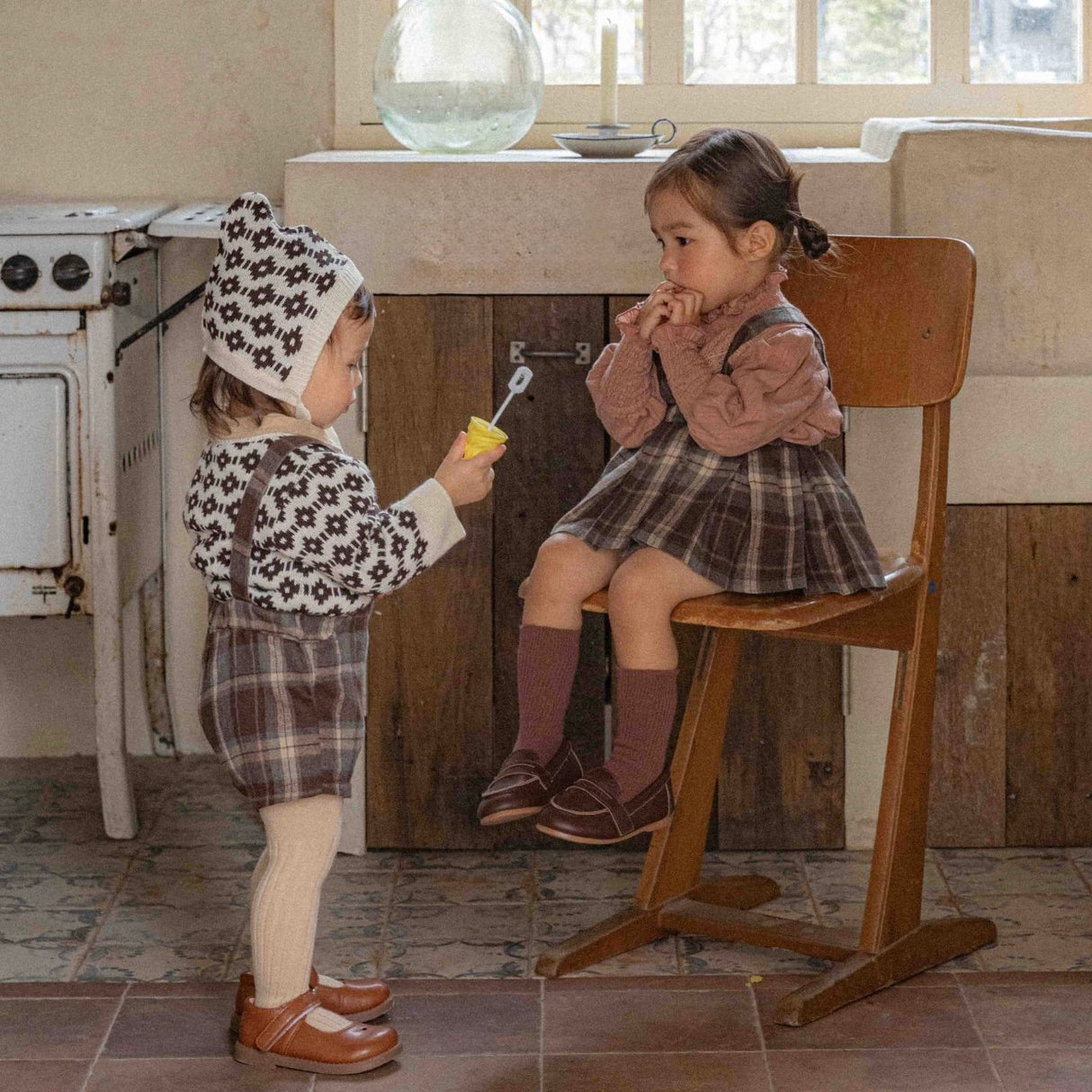 Noah Knit – with Matching Bonnet