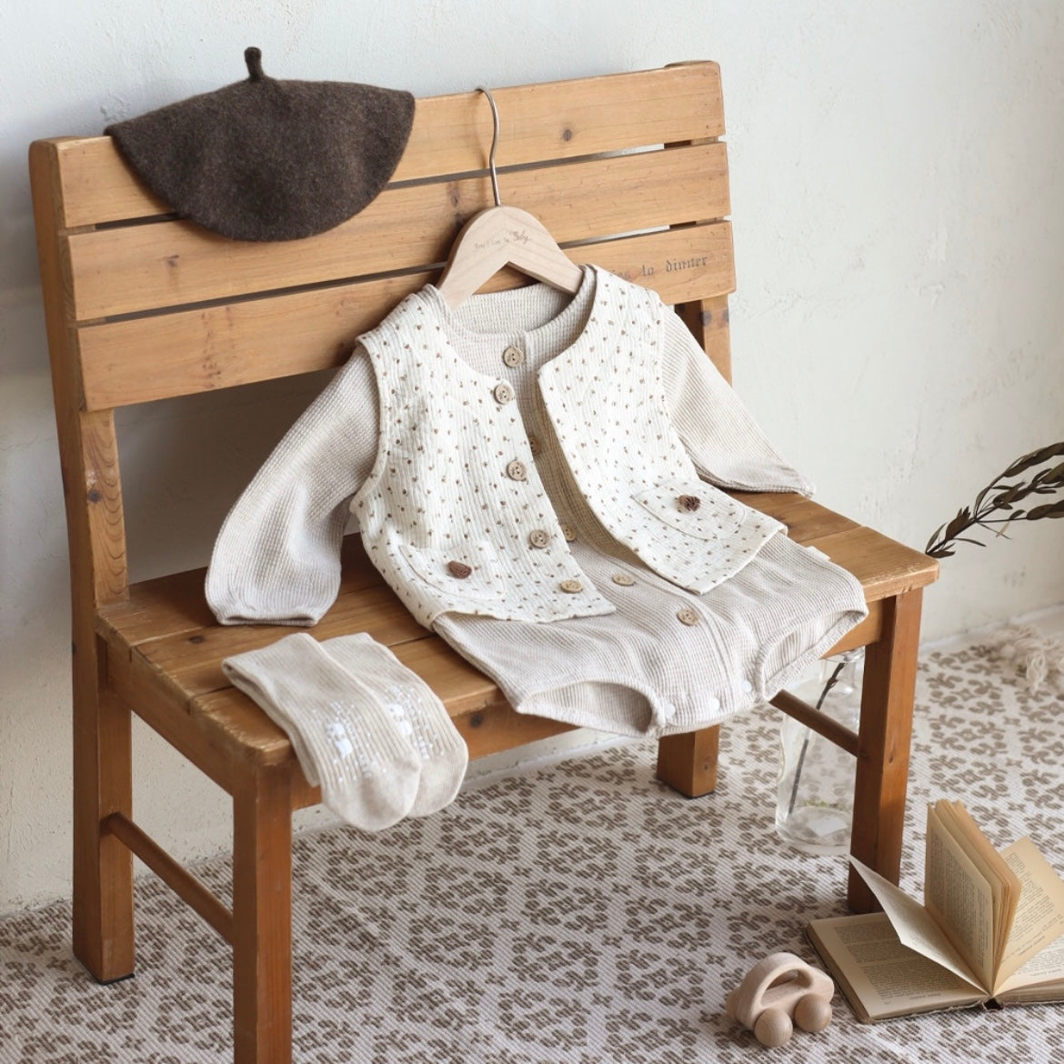 Organic Cotton Non-Slip Knee Socks