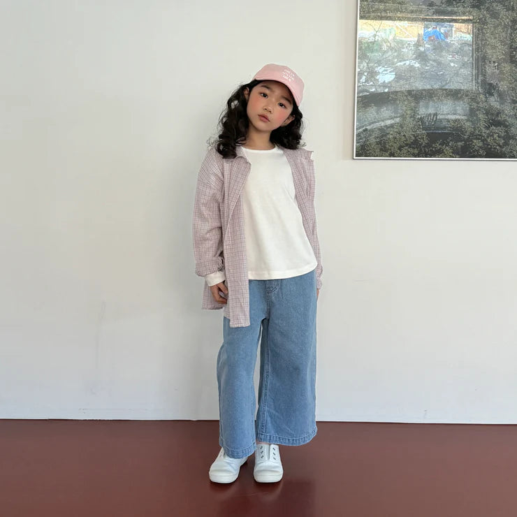 Sweet Breeze Mum's Check Cotton Shirt