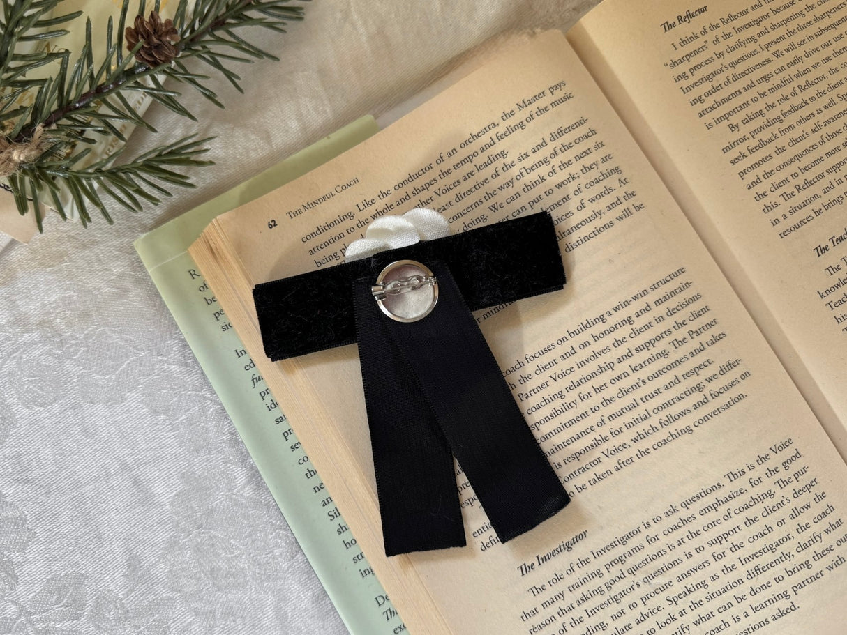 Sophie Velvet Rose Brooch