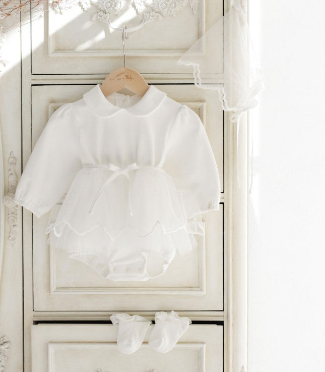 Premium Pure White Frilled Socks