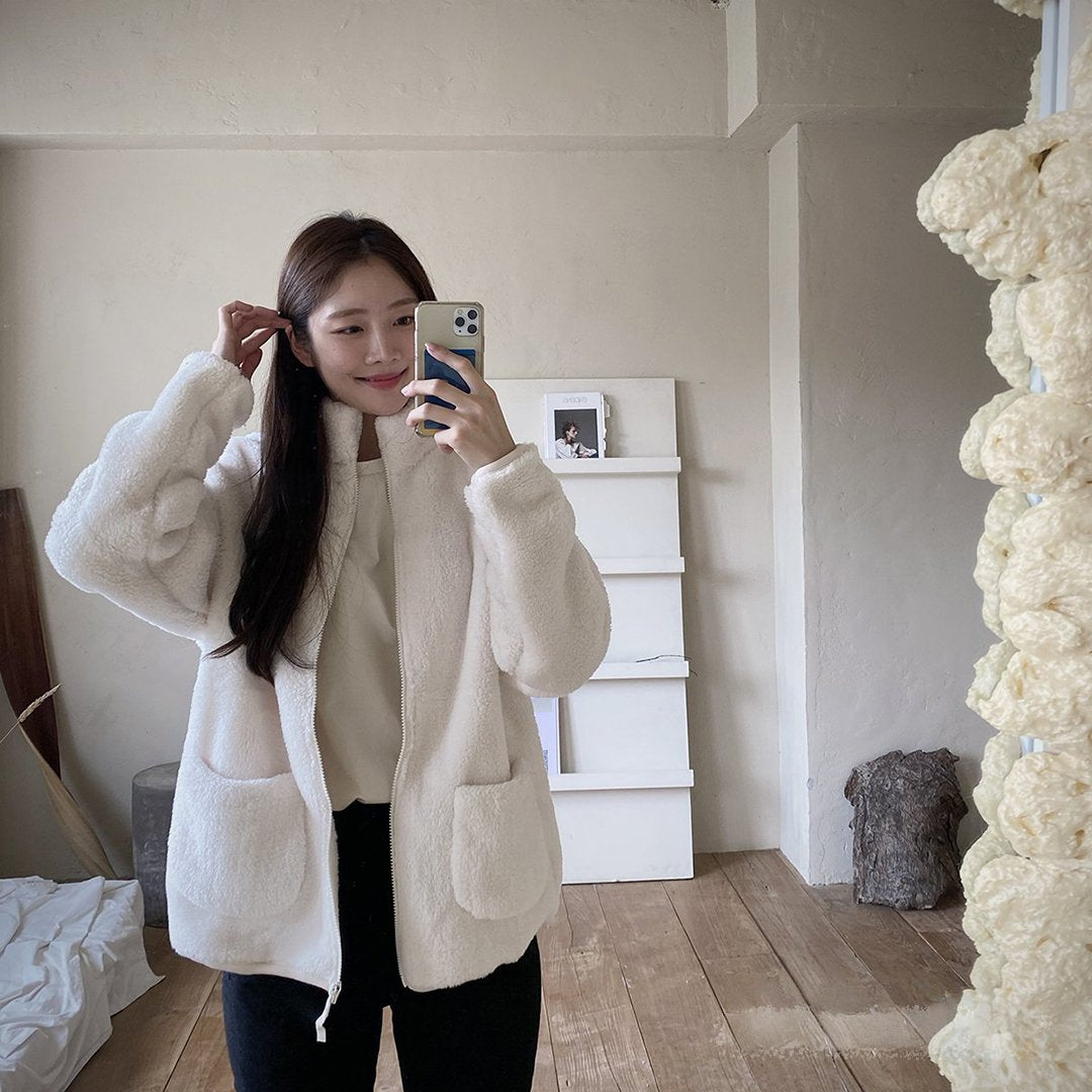 Soft Teddy Mum & Daddy Jacket