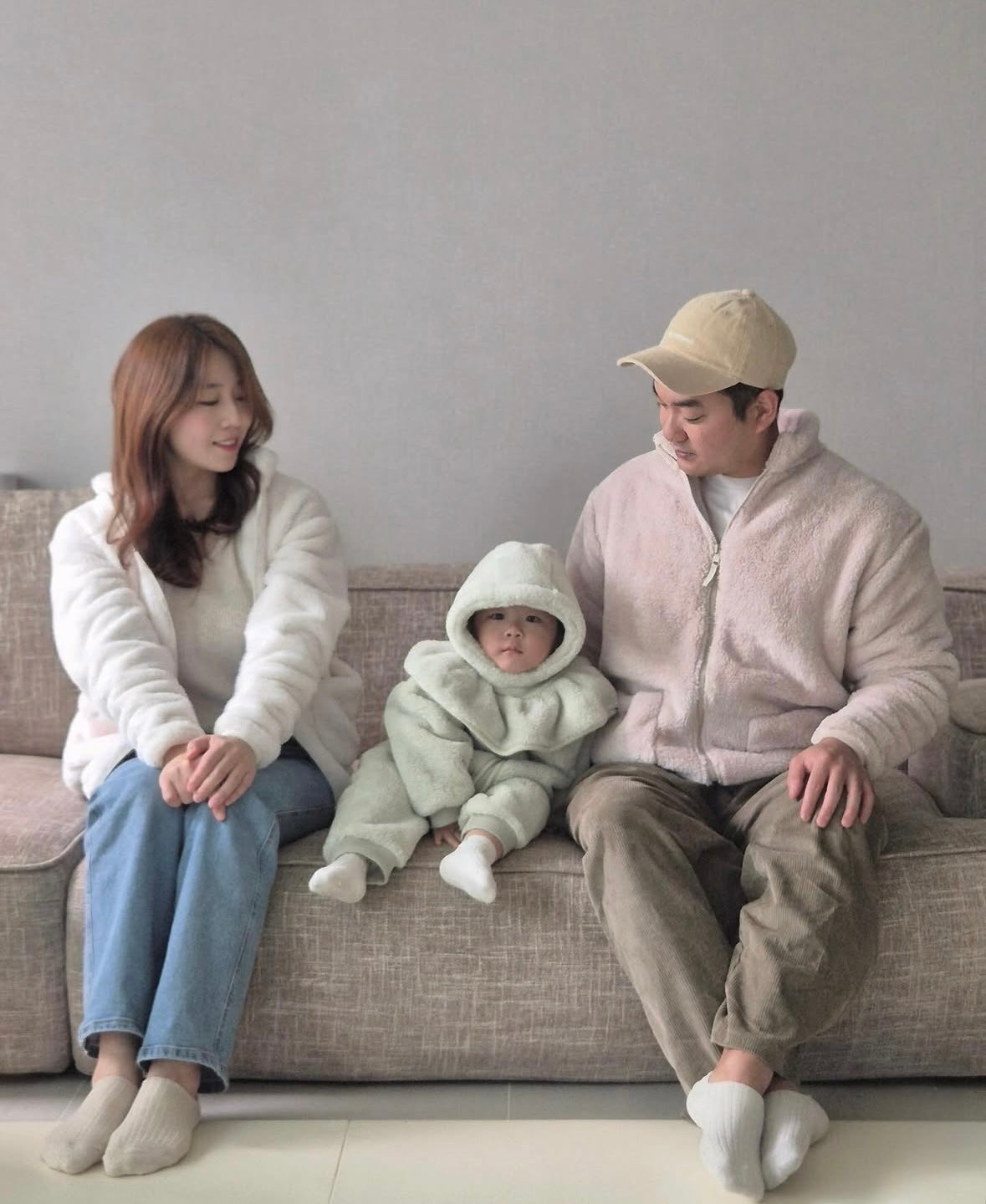 Soft Teddy Mum & Daddy Jacket