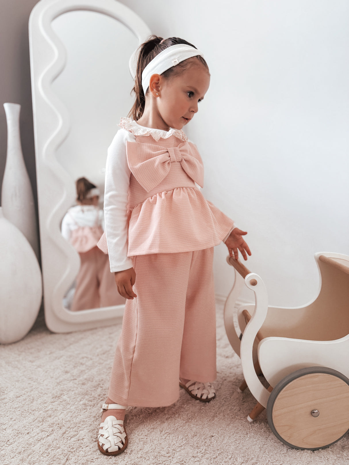 Elise Ribbon Tweed Set