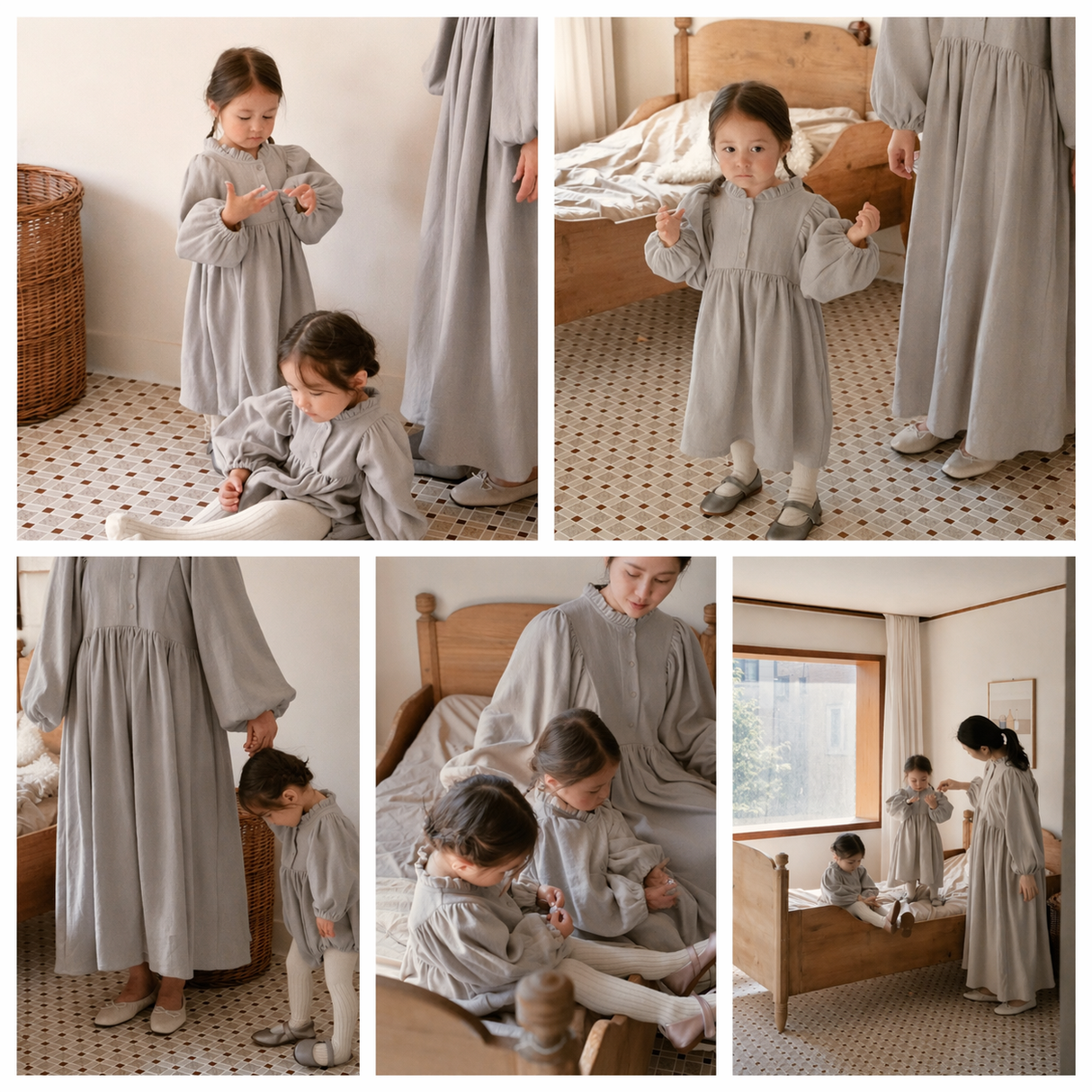 Lumi Shirred Cotton Dress