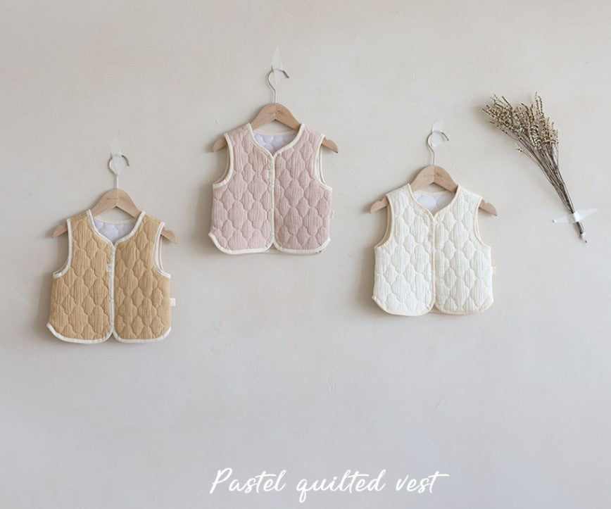 Pastel Quilted Vest