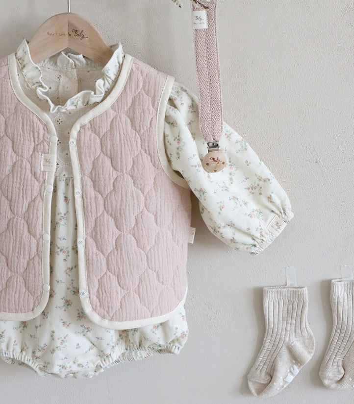Pastel Quilted Vest