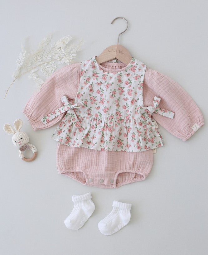 Vanilla Cream Muslin Bodysuit