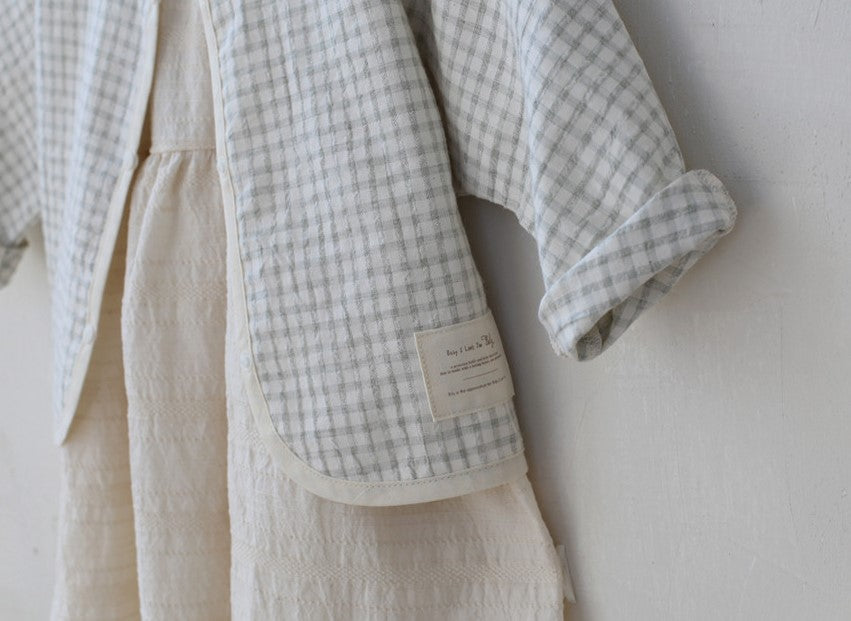 Cheise Plaid Cotton Cardigan