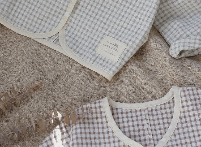 Cheise Plaid Cotton Cardigan