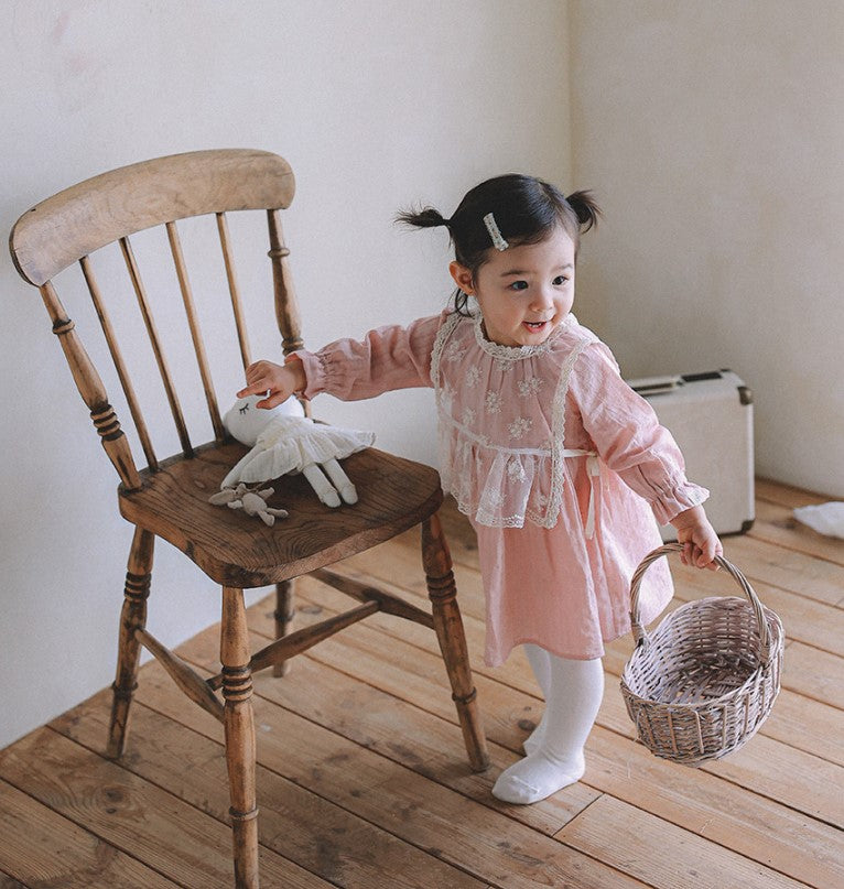 Elysian Lace Vest & Bonnet