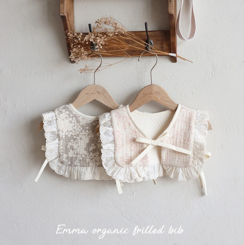Emma Organic Frilled Bib