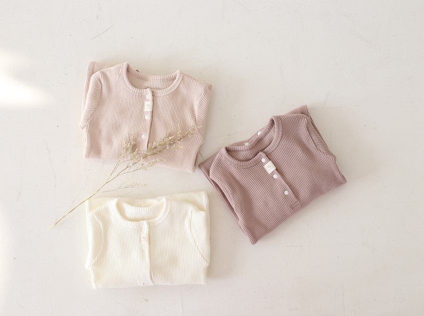 Bily Ribbed All in one Bodysuit