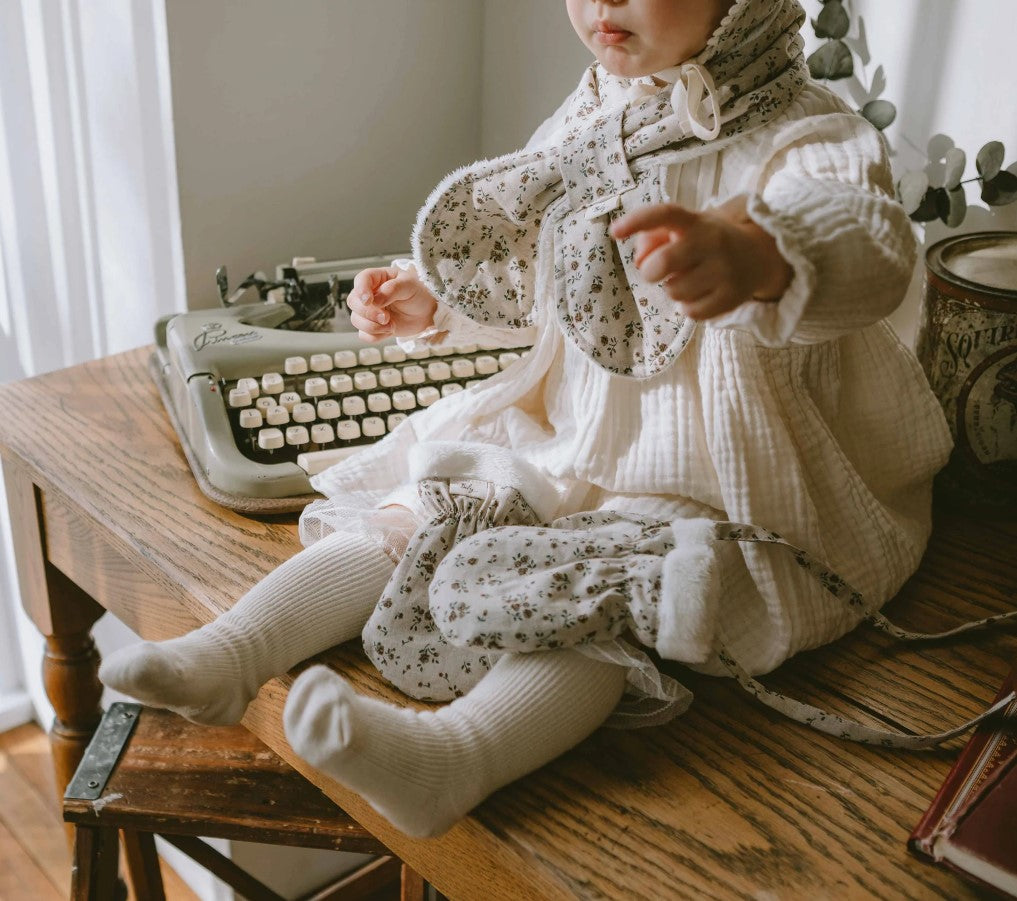 Snow Winter Scarf- Rose Brown