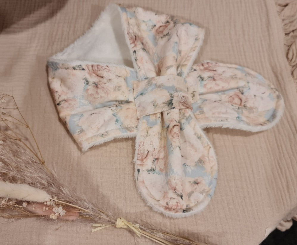 Snow Winter Scarf- Rose water