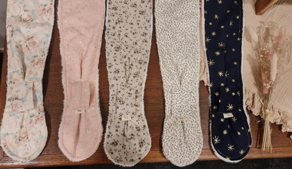 Snow Winter Scarf - Midnight