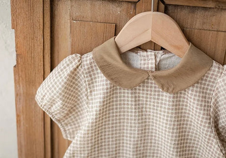 Tarte Checkered Baby Bodysuit (Last One - M (6-12M))