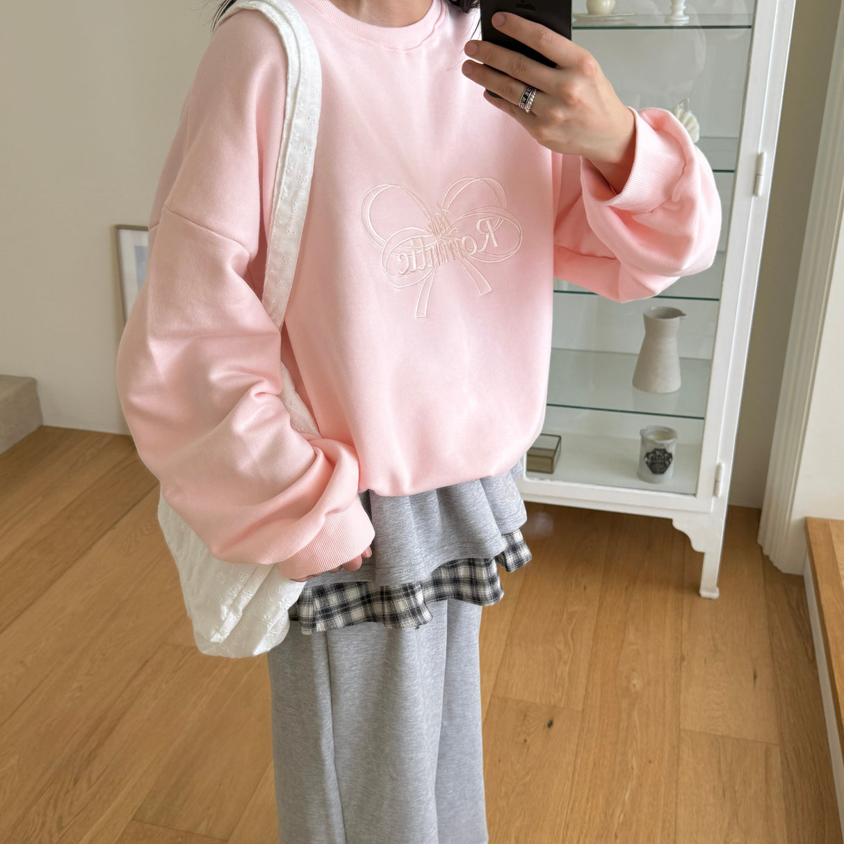 [PRE-ORDER] Mum Couple_Romantic Crop Sweatshirt