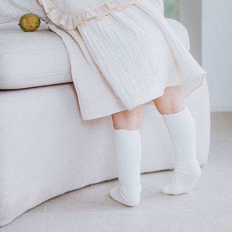 Organic Cotton Non-Slip Knee Socks