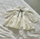 Ensera Cotton Ruffle Dress