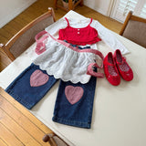 [PRE-ORDER] Heart Denim Pants