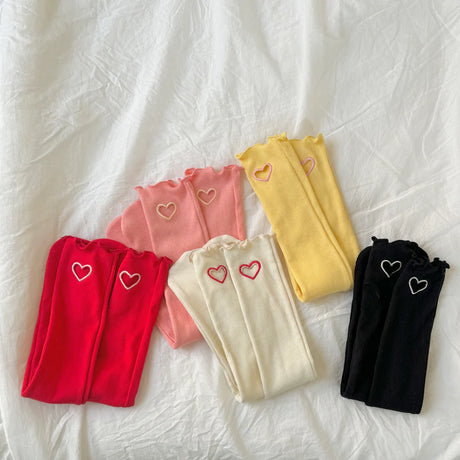 [PRE-ORDER] Heart Pattern Knee Socks