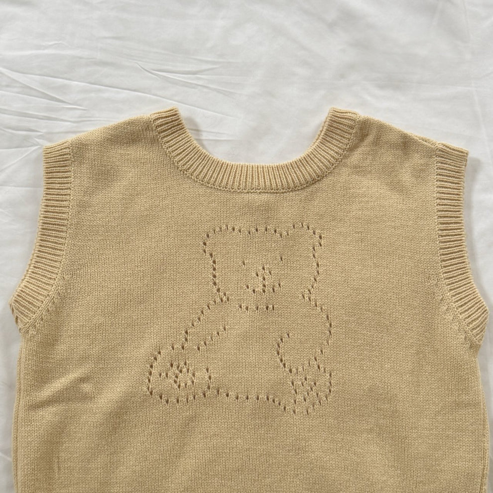 [PRE-ORDER] Punching Knit Vest (3-Tier)