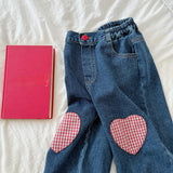 [PRE-ORDER] Heart Denim Pants