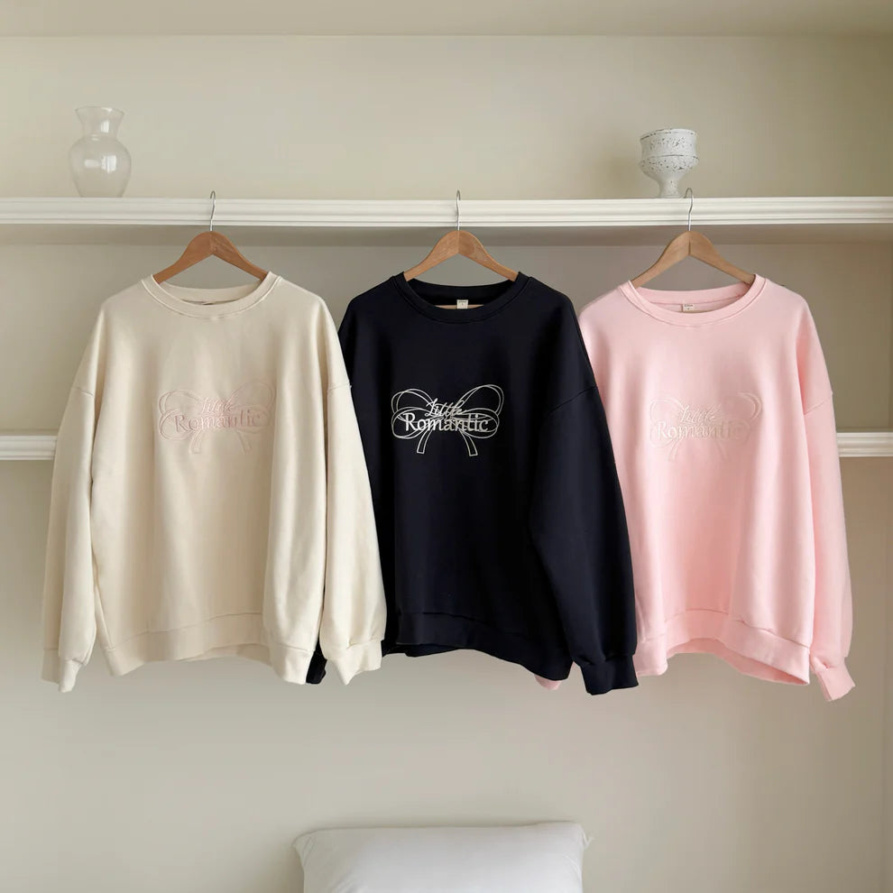 [PRE-ORDER] Mum Couple_Romantic Crop Sweatshirt