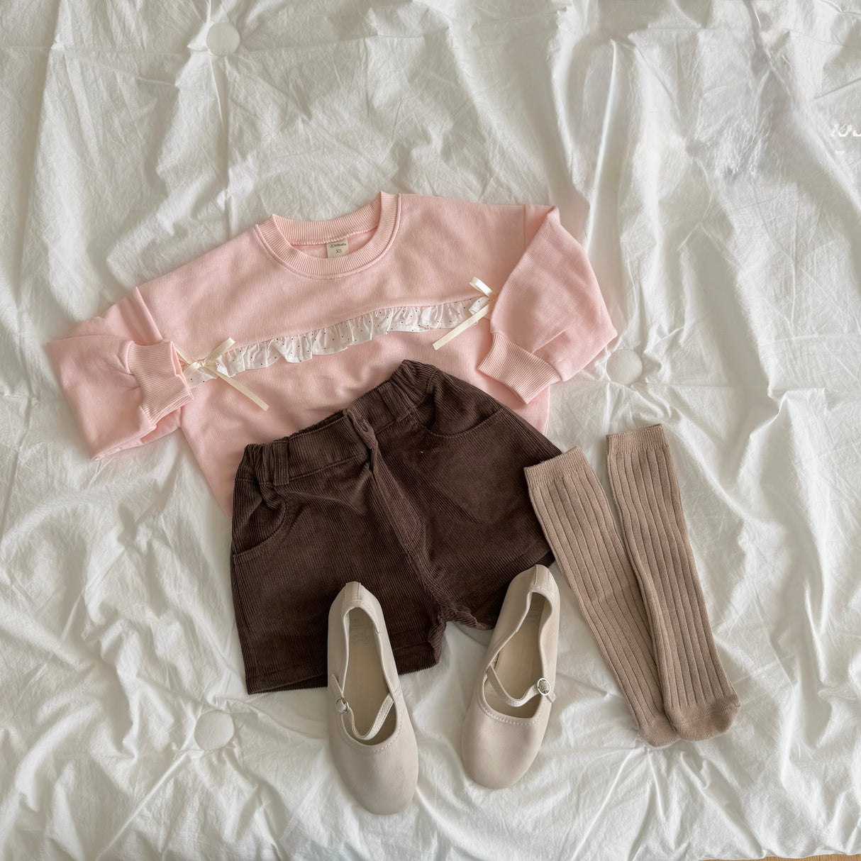 [PRE-ORDER] Frill Ribbon Sweatshirt