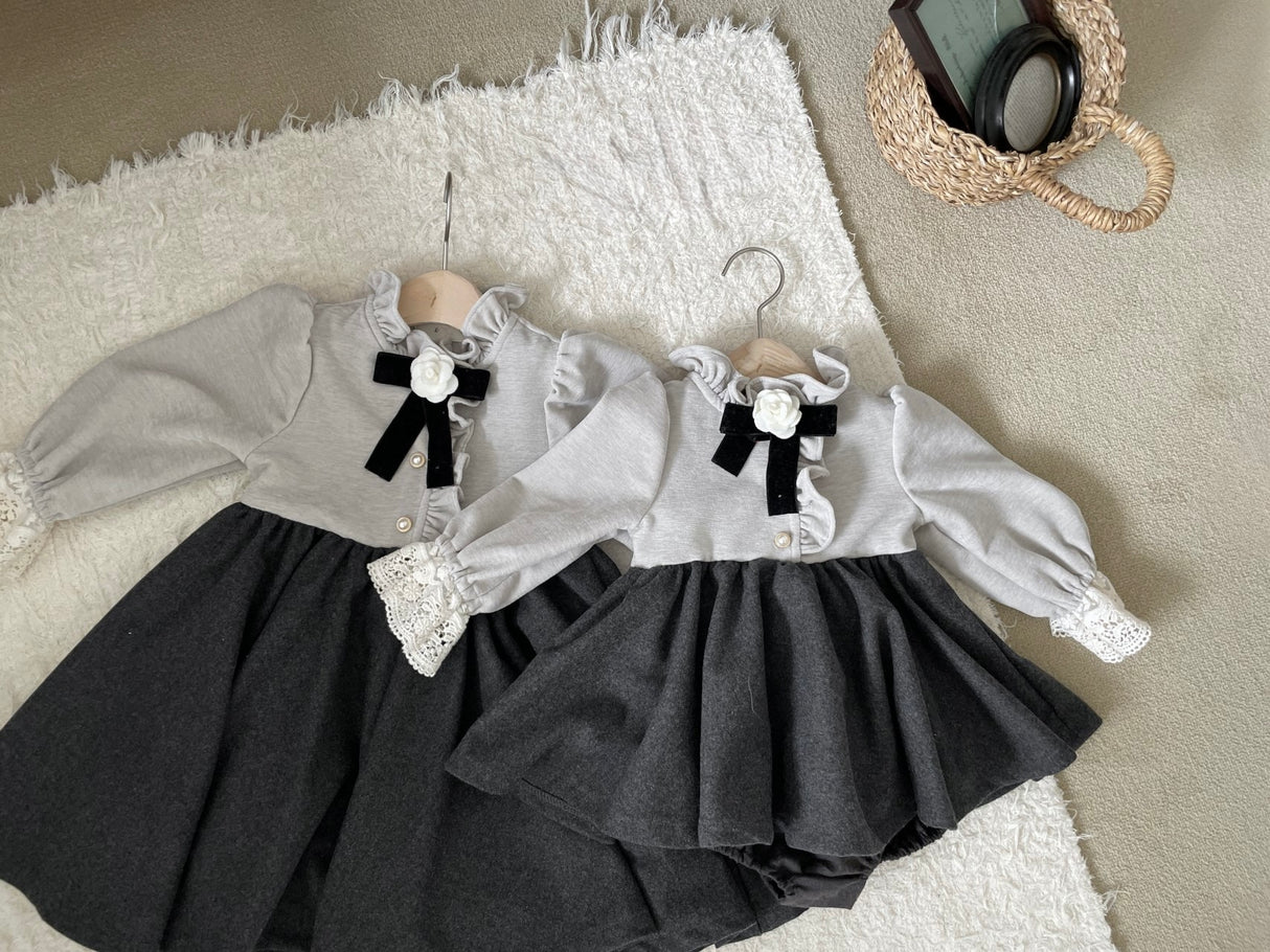 Sophie Velvet Rose Dress