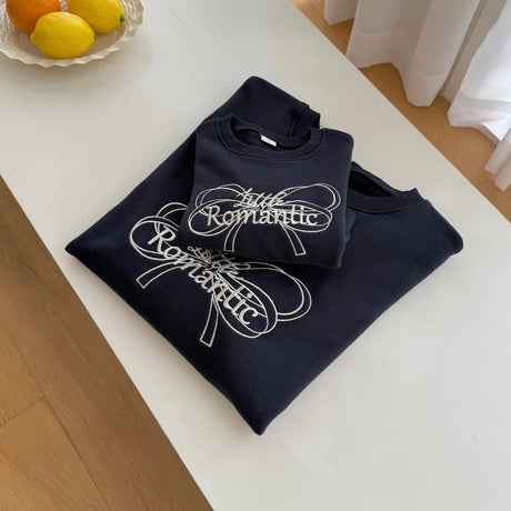 [PRE-ORDER] Mum Couple_Romantic Crop Sweatshirt