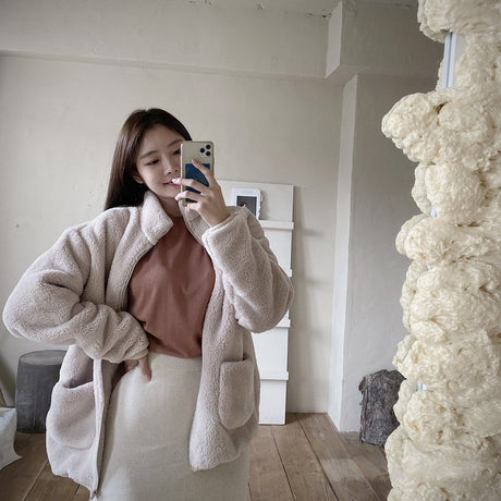 Soft Teddy Mum & Daddy Jacket
