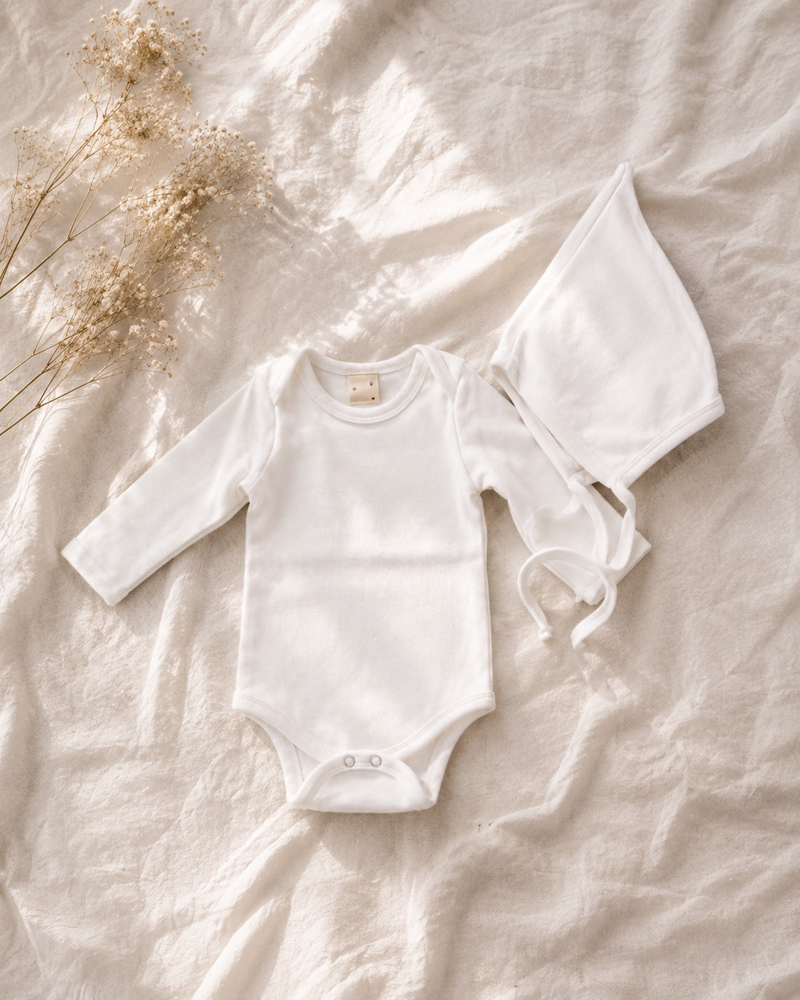 Flutter Sleeve & Bonnet Set