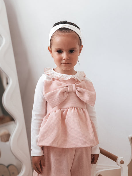 Elise Ribbon Tweed Set