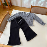 [PRE-ORDER] Ribbon Denim Bootcut Pants